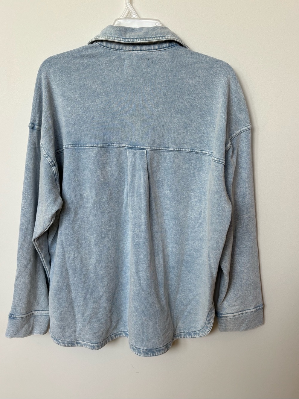 $226 NWT 2pc Z Supply All Day Knit Denim Jacket & Hunter knit denim pants Sz S - Picture 6 of 10